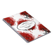 Rood hartleder notitieboek (Rechterzijde)