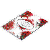 Rood hartleder notitieboek (Linkerzijde)