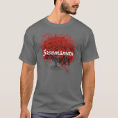 Rood hartleder t-shirt (Voorkant)