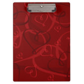 Rood hartpatroon klembord (Voorkant)