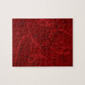Rood hartpatroon legpuzzel (Horizontaal)