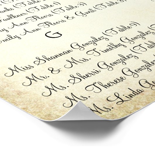 Rood hartverscheurend gordel met Damask Wedding Se Poster (Hoek)