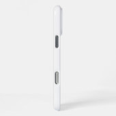 rood hartvormig met witte achtergrond gepersonalis iPhone hoesje (Rechterkant)