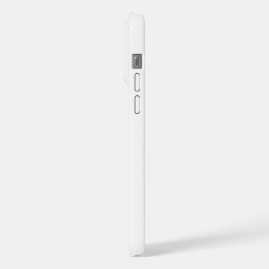 rood hartvormig met witte achtergrond gepersonalis iPhone hoesje (Linkerkant)