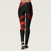 Rood heet leggings (Achterkant)