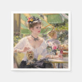 Rood Heet Rendezvous papier servet (Voorkant)