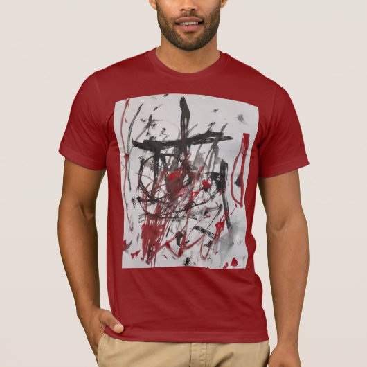 Rood heet shirt (Voorkant)