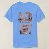 rood heet t-shirt (Design voorkant)