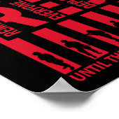 Rood herinner iedereen die tot zij allen komen ops poster (Hoek)