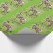 Rood hertenjong inpakpapier (Hoek)
