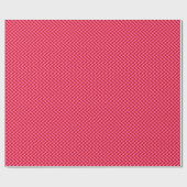 Rood hete roze visgraat kleine doe-het-zelf kleure cadeaupapier (Vlak)