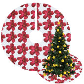Rood Hibiscus bloemenbos Kerstboom Rok