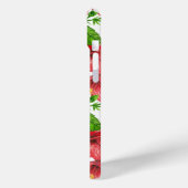 Rood hibiscus waterverf patroon Case-Mate iPhone case (Achterkant / Links)