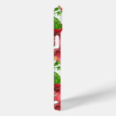 Rood hibiscus waterverf patroon Case-Mate iPhone case (Achterkant / Rechts)