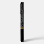 Rood hoge hiel- en Damaslaag met monogram Case-Mate iPhone Case (Achterkant / Links)