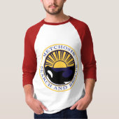 Rood honkbal T-shirt (Voorkant)