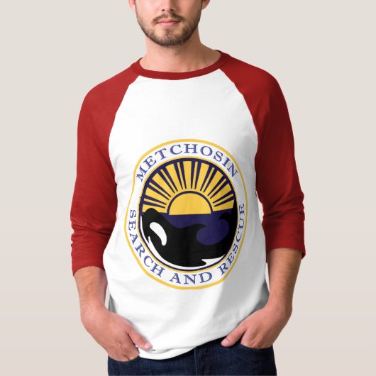 Rood honkbal T-shirt (Voorkant)