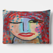 Rood hoofd Abstracte kunst Etui (Voorkant)