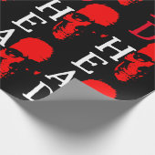 Rood hoofd inpakpapier (Hoek)