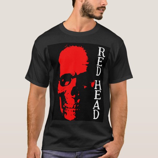 Rood hoofd T-shirt (Voorkant)
