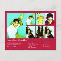 Rood hoofdscherm met 2 knoppen en model