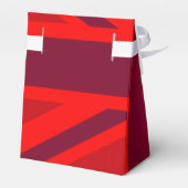 Rood houden kalm en Jouw tekst op vlag van de Unie Bedankdoosjes (Achterkant)