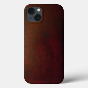 Rood hout iPhone 13 hoesje