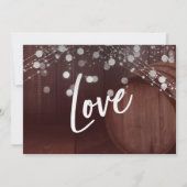 Rood hout en licht vieren kaart (Achterkant)