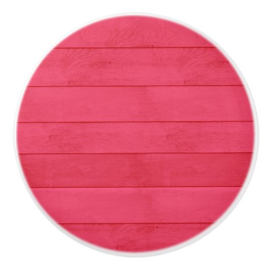 Rood hout keramische pull knop (Voorkant)