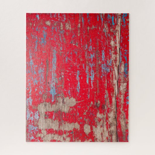 Rood  hout legpuzzel (Verticaal)