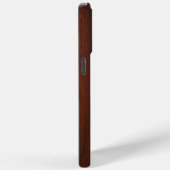 Rood Hout & Tan Bruin Kleur Blok Naam Gitaar Case-Mate iPhone Case (Achterkant / Rechts)