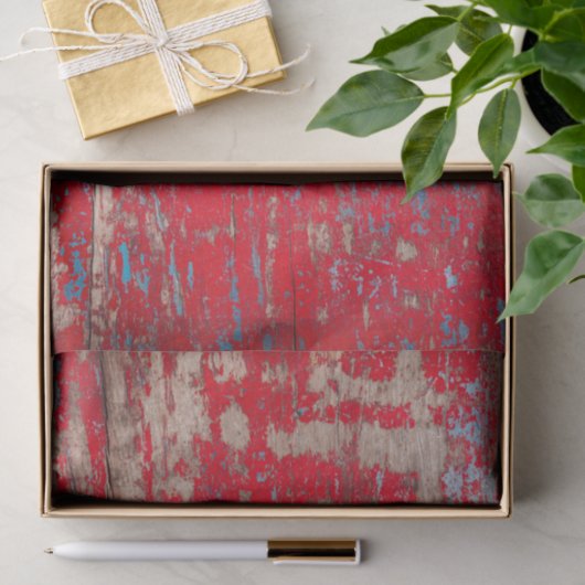 Rood hout tissuepapier (Geschenk)