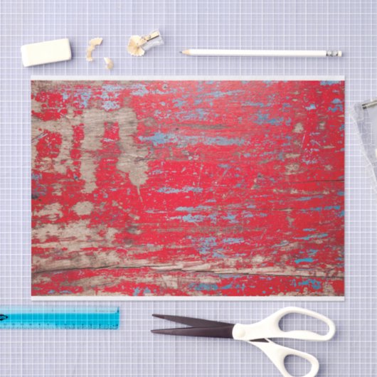 Rood hout tissuepapier (Craft)