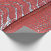 Rood houten verpakkingspapier cadeaupapier (Hoek)