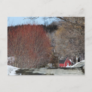 Rood huis op de Lane Briefkaart