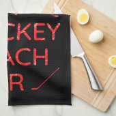 Rood ijs - Best hockey touringcar-handdoek Theedoek (Quarter Fold)