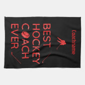 Rood ijs - Best hockey touringcar-handdoek Theedoek (Horizontaal)