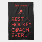 Rood ijs - Best hockey touringcar-handdoek Theedoek (Verticaal)