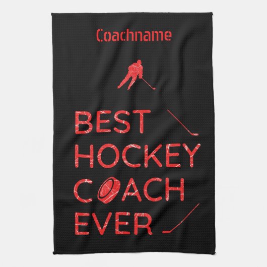 Rood ijs - Best hockey touringcar-handdoek Theedoek (Verticaal)