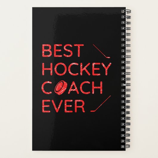 Rood ijs - Beste hockeycoach Planner (Achterkant)
