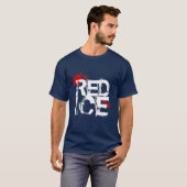 Rood ijs (Hockey) T-shirt (Voorkant volledig)