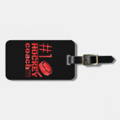 Rood ijs - nummer 1 beste hockeybus bagagelabel (Voorkant horizontaal)