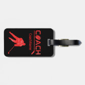 Rood ijs - nummer 1 beste hockeybus bagagelabel (Achterkant horizontaal)