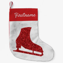 Rood ijs schaats kerstmis