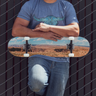 Rood ik hou van jou in de wereld persoonlijk skateboard