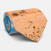 Rood ik hou van jou in de wereld stropdas (Opgerold)