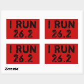 Rood Ik Ren 26.2 Sticker (Vel)