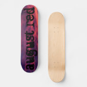 rood in augustus persoonlijk skateboard (Voorkant)