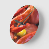 Rood in brand ronde klok (Hoek)