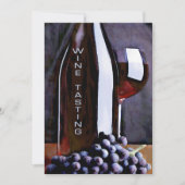 Rood in de Shadows Wine Tasting Kaart (Voorkant)